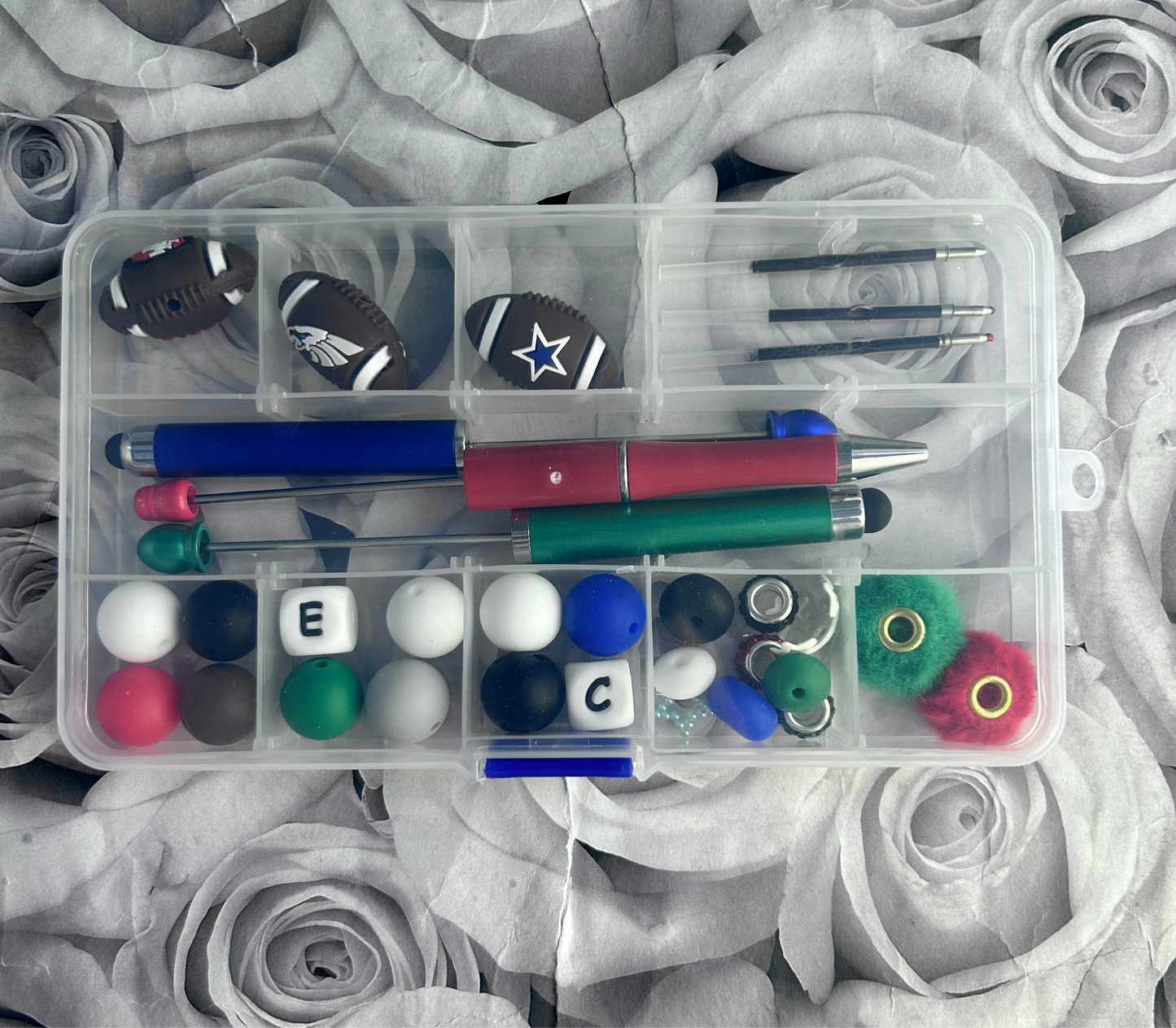 DIY Football Beadable Pen Kits