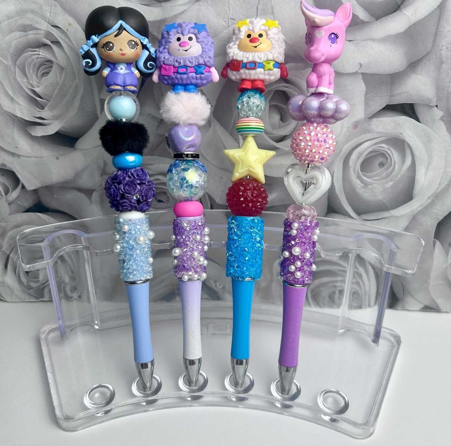 Rainbow Brite Beaded Pens & Weeding Tools