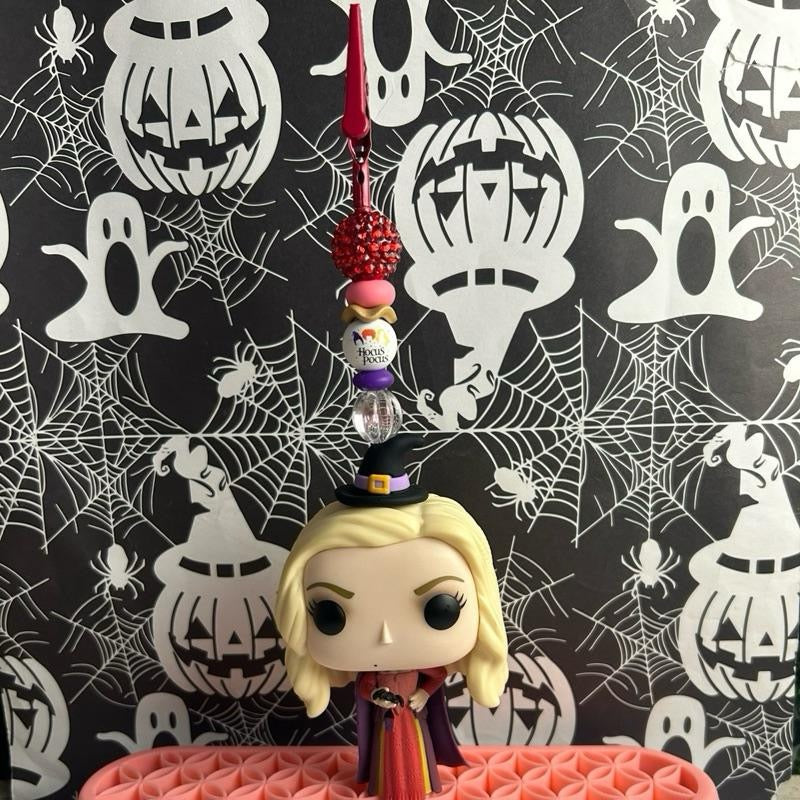 Witches Beaded Photo Clip Holders