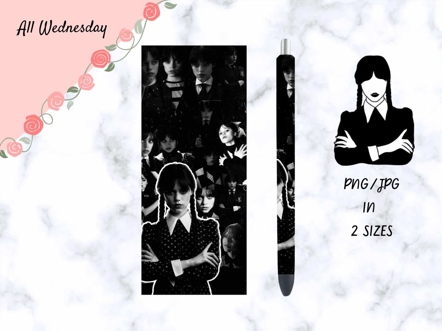 All Wednesday Pen Wrap