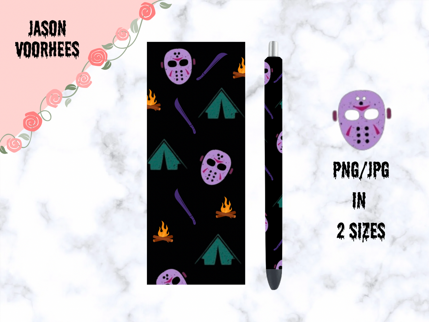 Halloween Jason Voorhees Pen Wrap