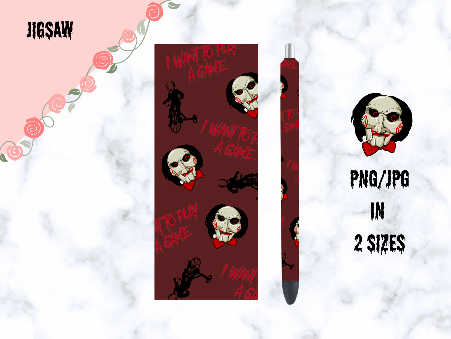 Halloween Jigsaw Pen Wrap