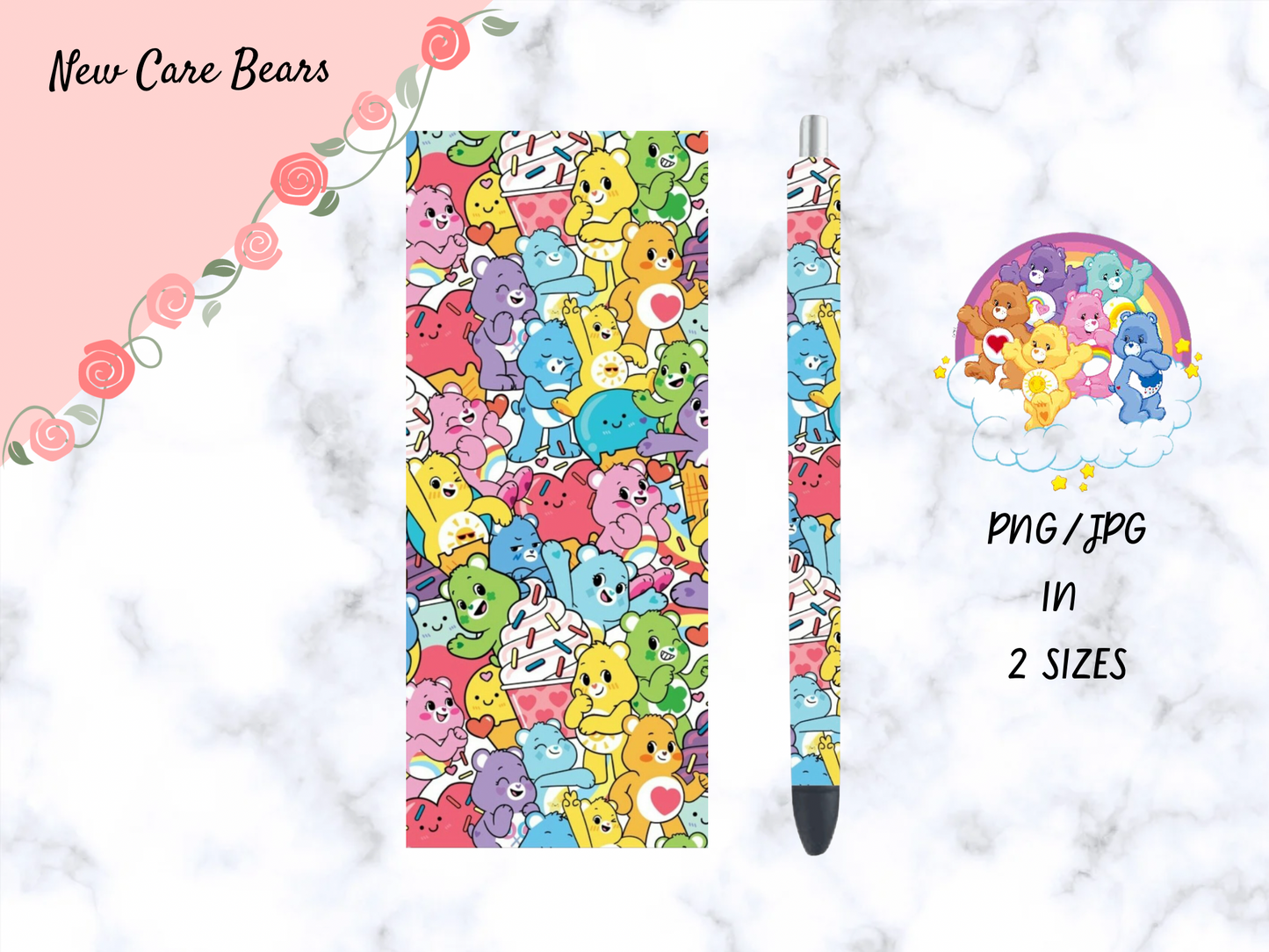 New Care Bears Pen Wrap