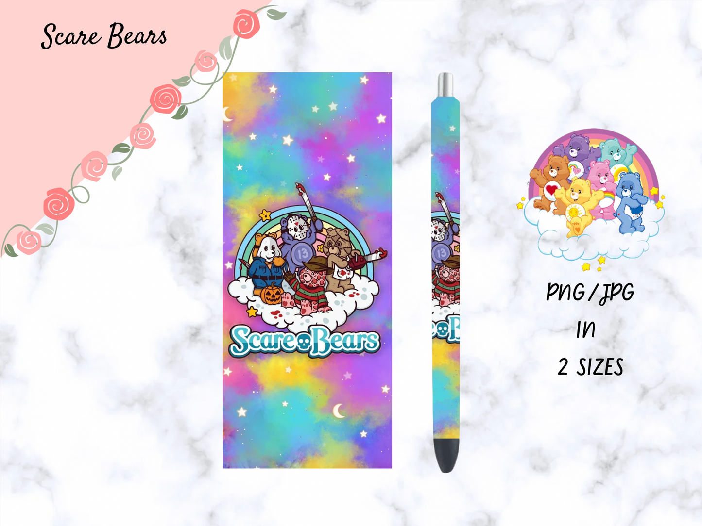 Scare Bears Pen Wrap
