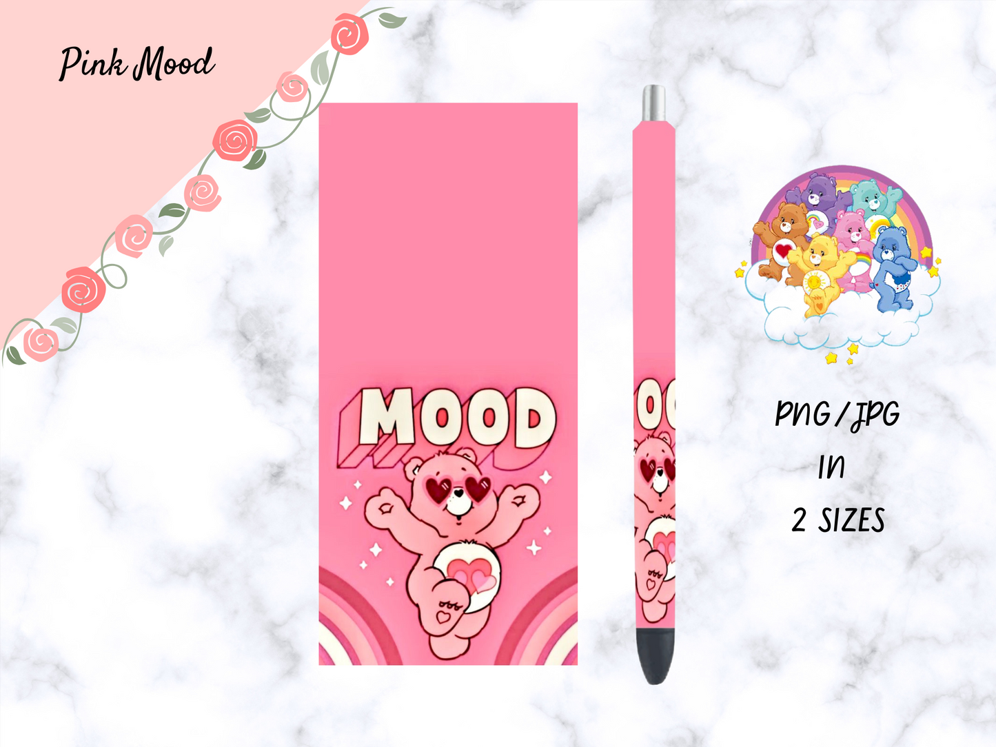 Pink Mood Pen Wrap