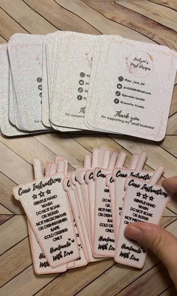 Customized Wash & Care Instructions