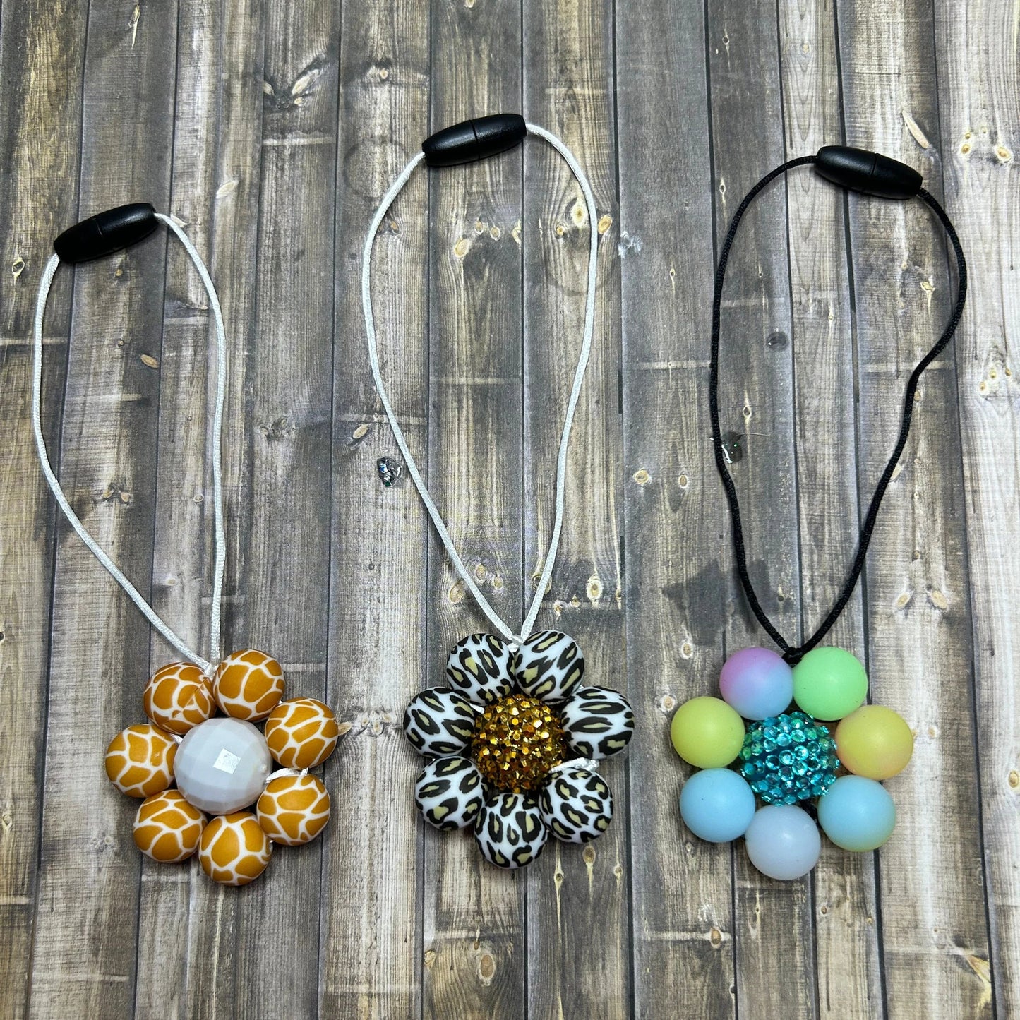 Flower Car Charms