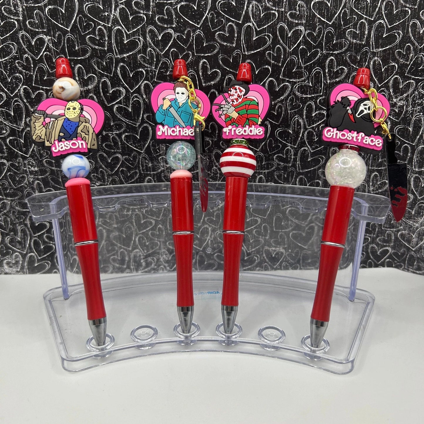 Halloween Horror Killers Beaded Focal Pens