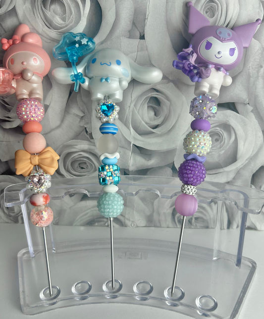 Cat & Friends Beaded Pens & Weeding Tools
