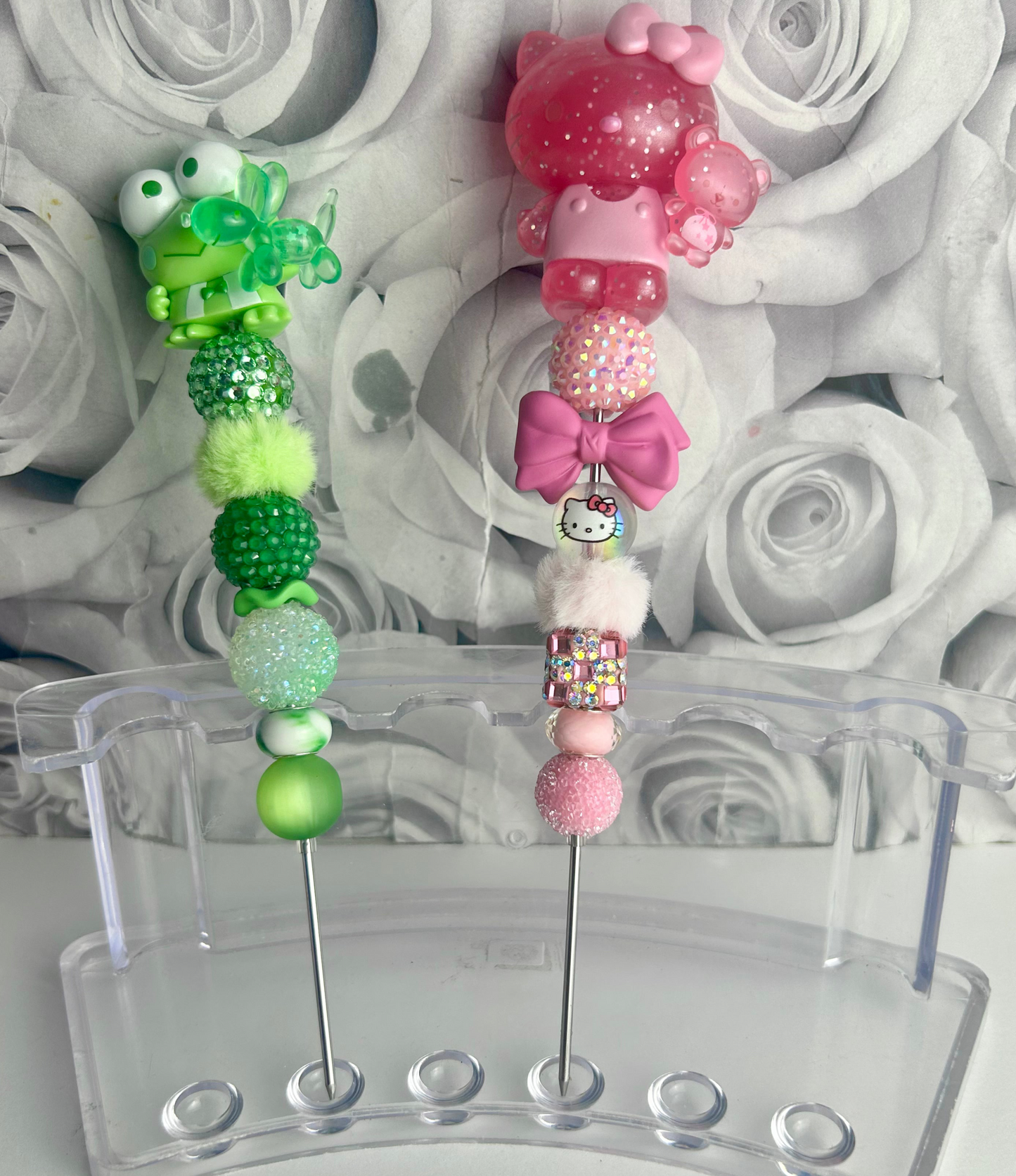 Cat & Friends Beaded Pens & Weeding Tools