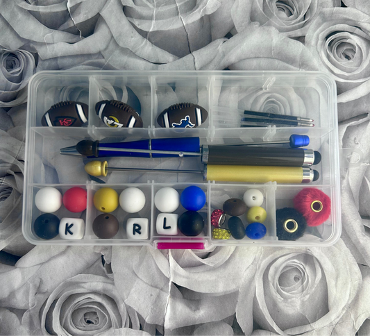 DIY Football Beadable Pen Kits