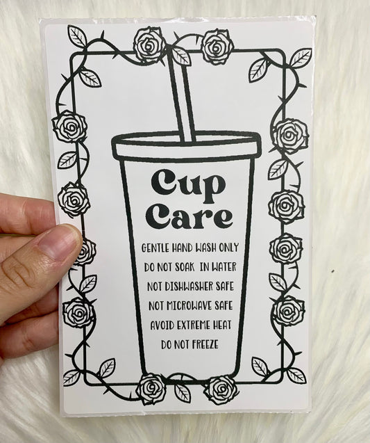 Custom Packing Tape & Cup Box Labels