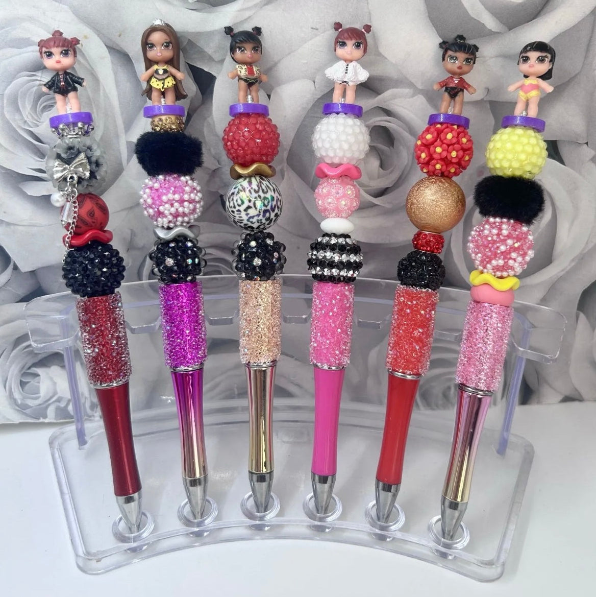 Mini Babyz Doll Beaded Pens
