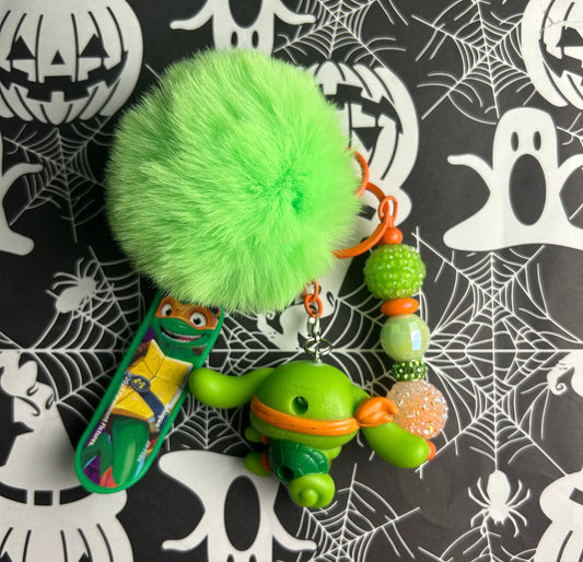 HK & Friends TMNT Purse Keychains
