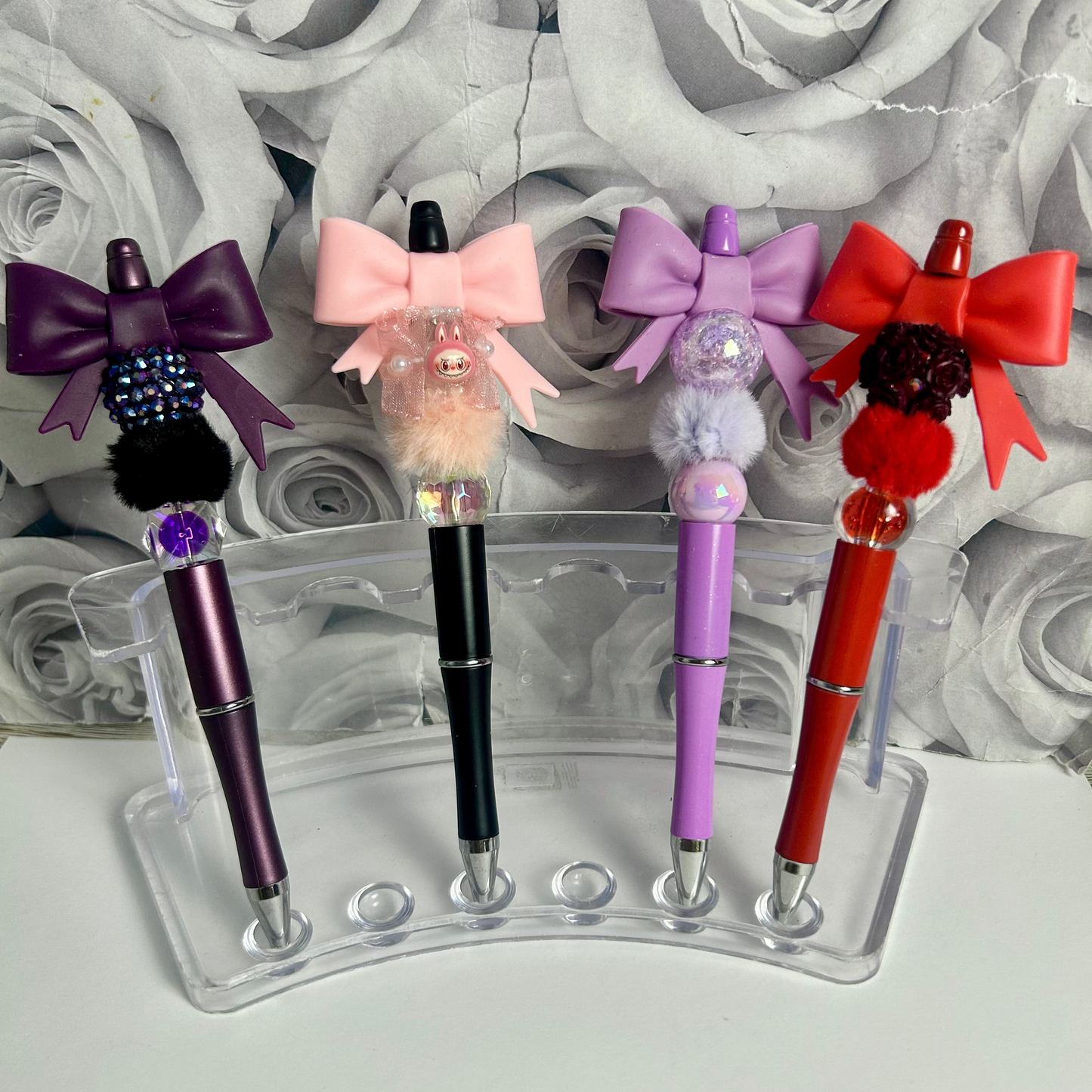 Small Bow Beaded Pens