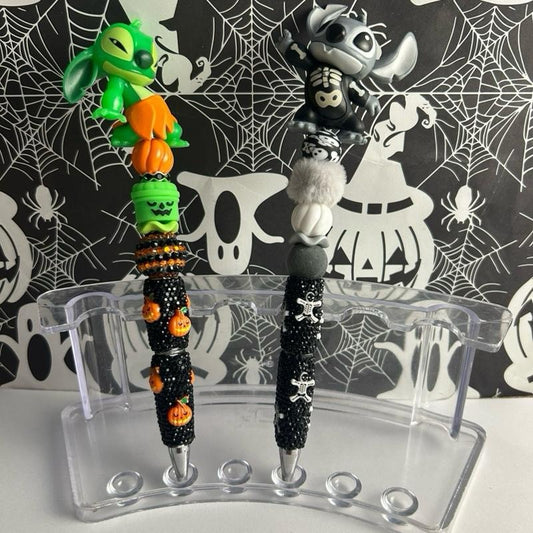 Halloween Stitch Beaded Pens