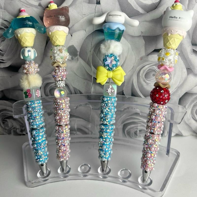 HK Ice Cream & Drink Beaded Pens