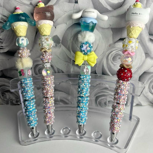 HK Ice Cream & Drink Beaded Pens