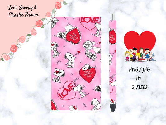 Love Snoopy & Charlie Brown Pen Wrap