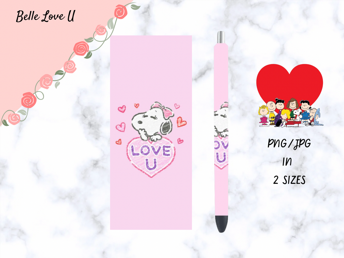 Belle Love U Pen Wrap