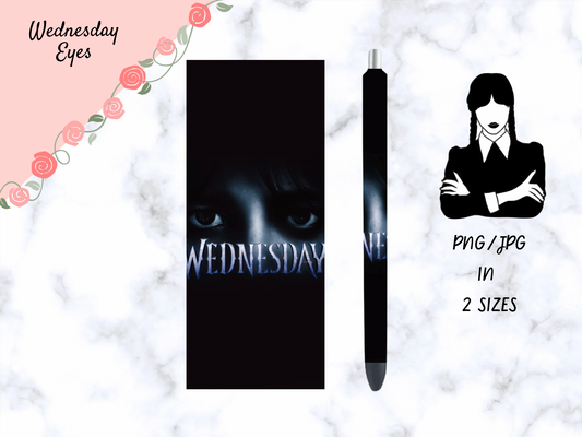 Wednesday Eyes Pen Wrap