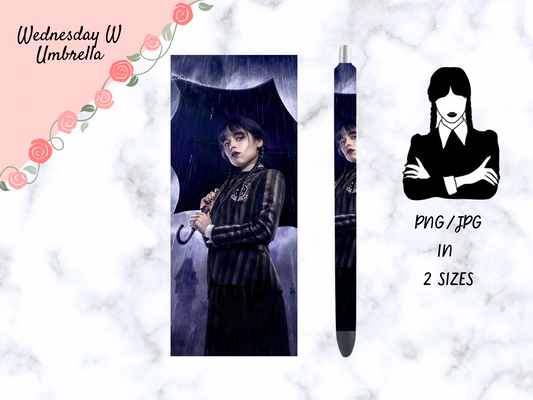Wednesday W/ Umbrella Pen Wrap