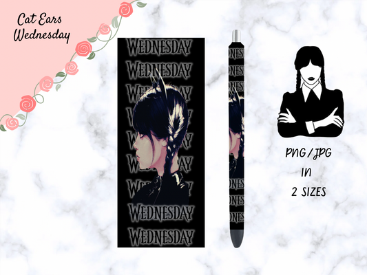 Cat Ears Wednesday Pen Wrap