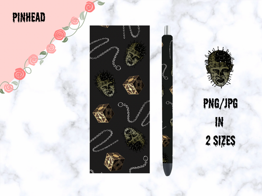 Halloween Pinhead Pen Wrap
