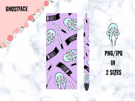 Halloween Ghostface Pen Wrap