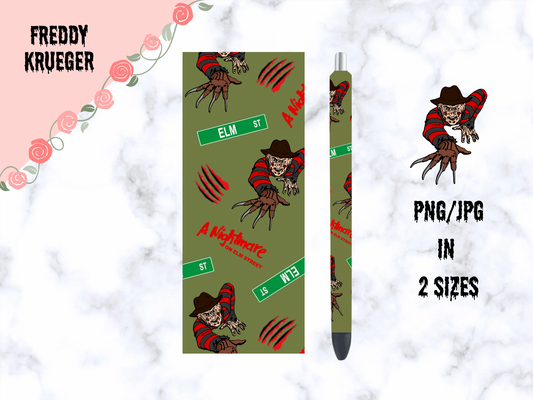 Halloween Freddy Krueger Pen Wrap