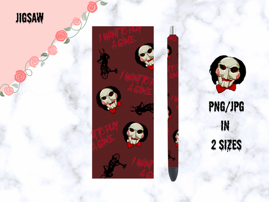 Halloween Jigsaw Pen Wrap