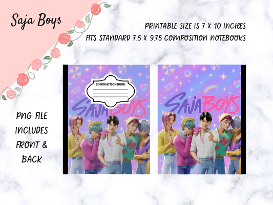 Saja Boys Composition Notebook Cover