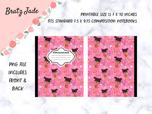 Bratz Jade Composition Notebook Cover