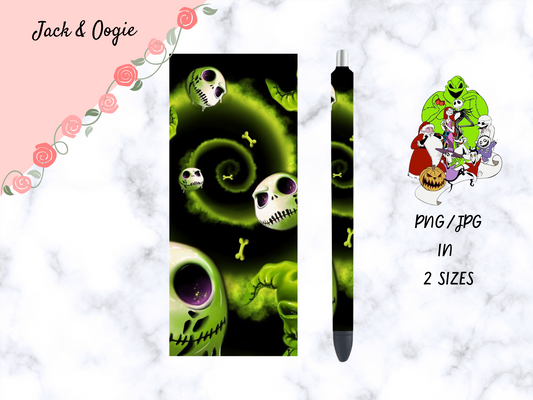 Jack & Oogie Pen Wrap