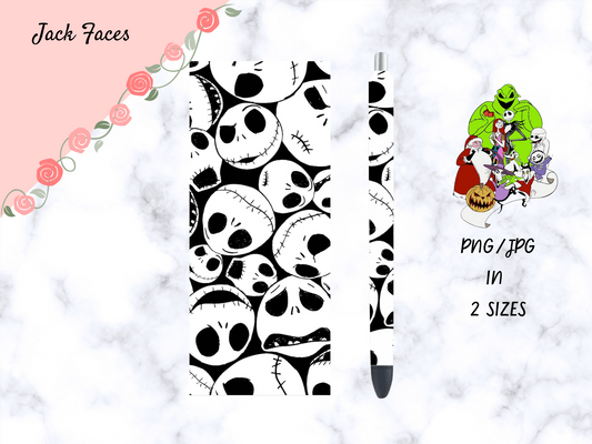Jack Faces Pen Wrap