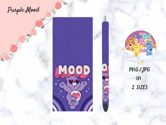 Purple Mood Pen Wrap