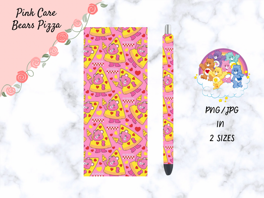 Pink Care Bears Pizza Pen Wrap
