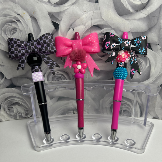 Big Bow Beaded Pens