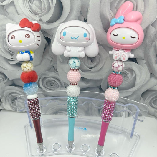 HK and Friends Face Changing Beaded Pens