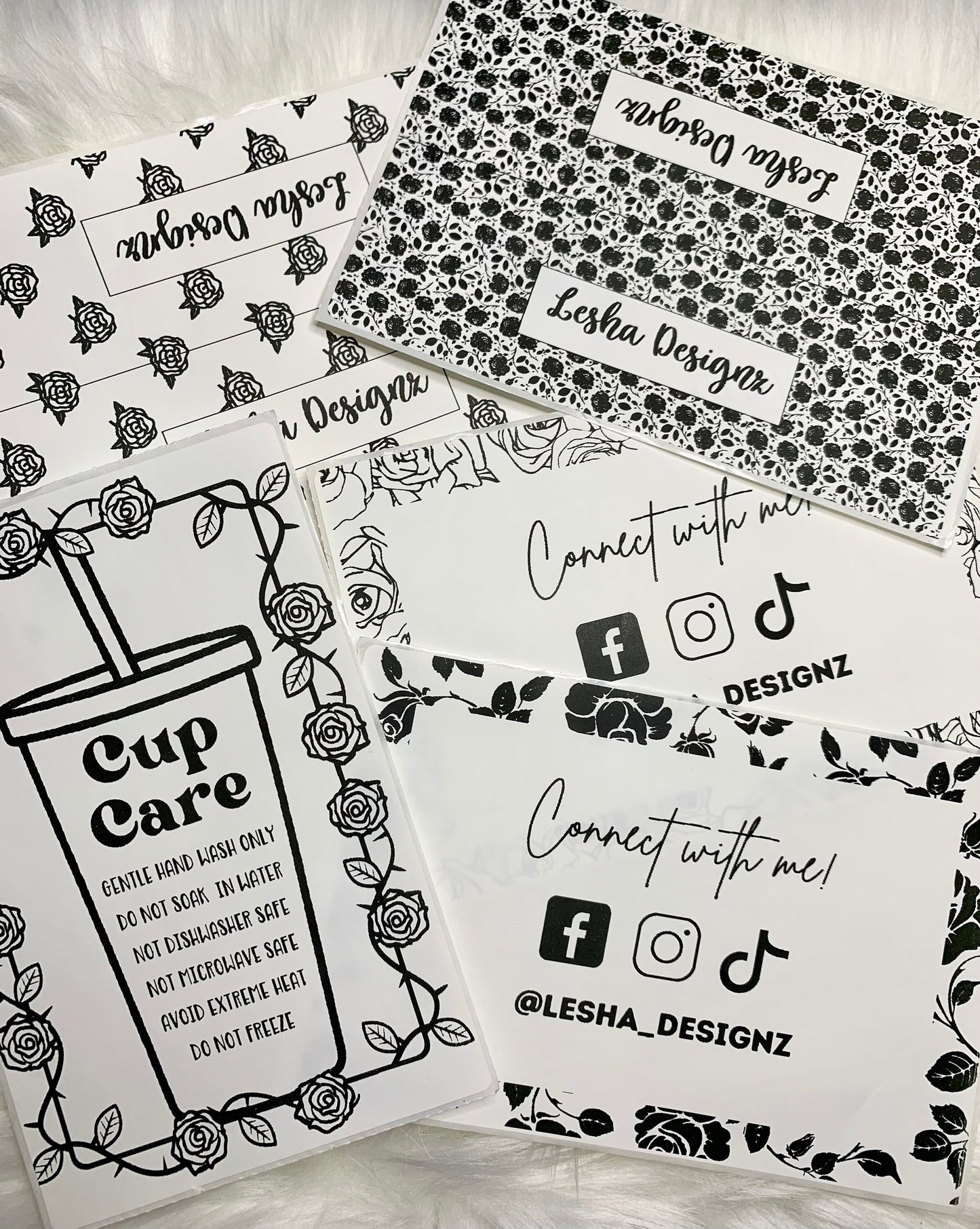 Custom Packing Tape & Cup Box Labels
