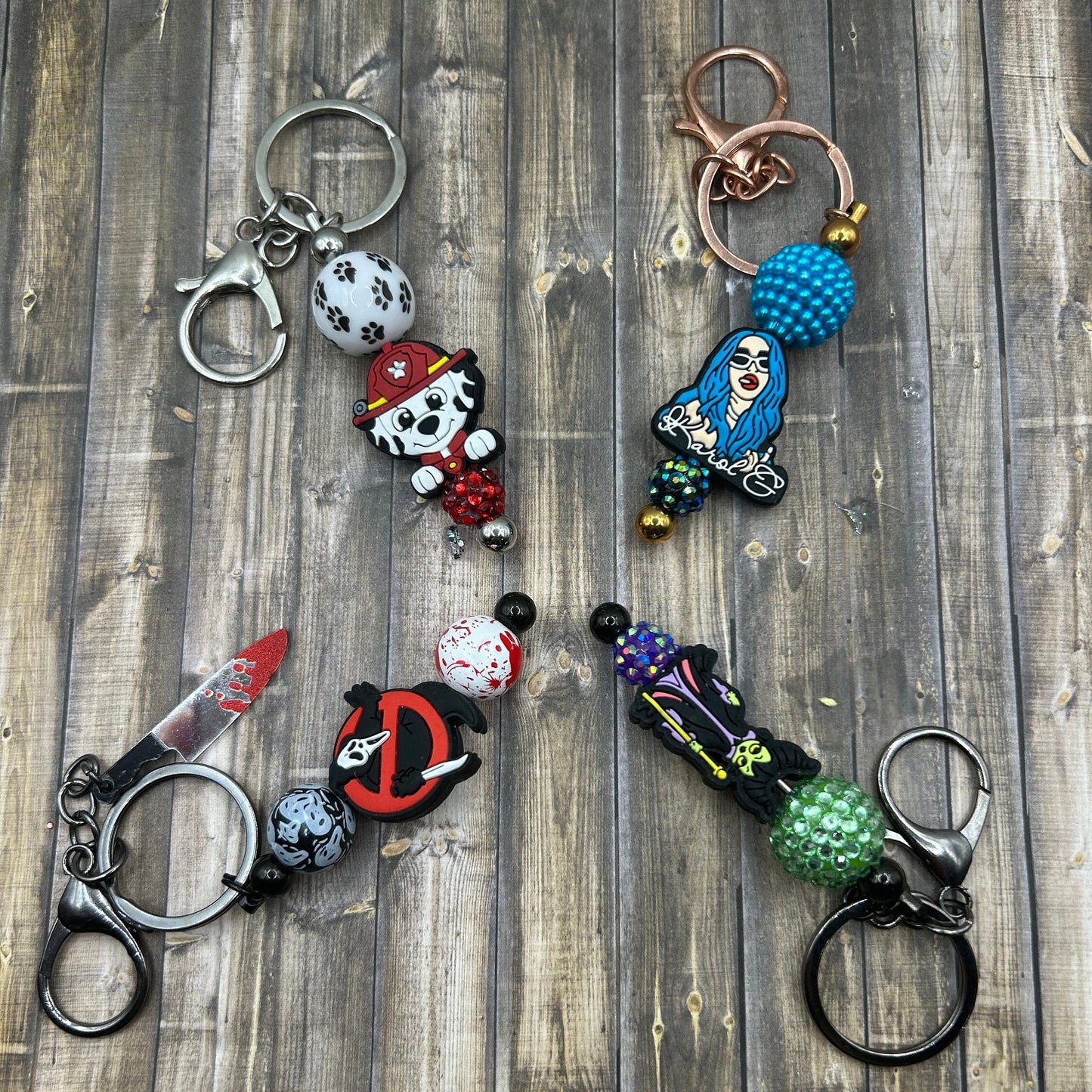 Beaded Keychain Bars