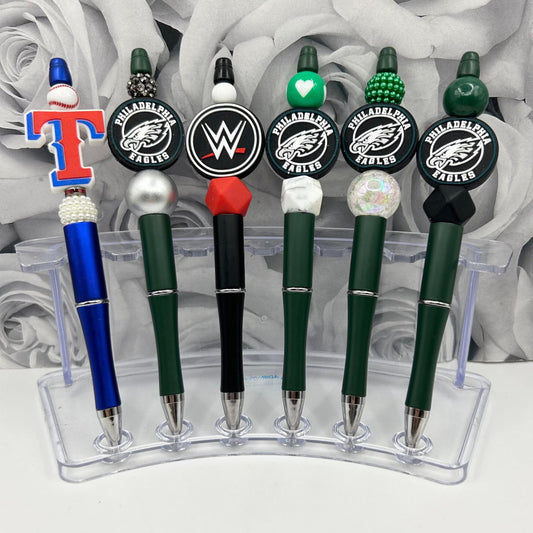 Sports Beaded Focal Pens