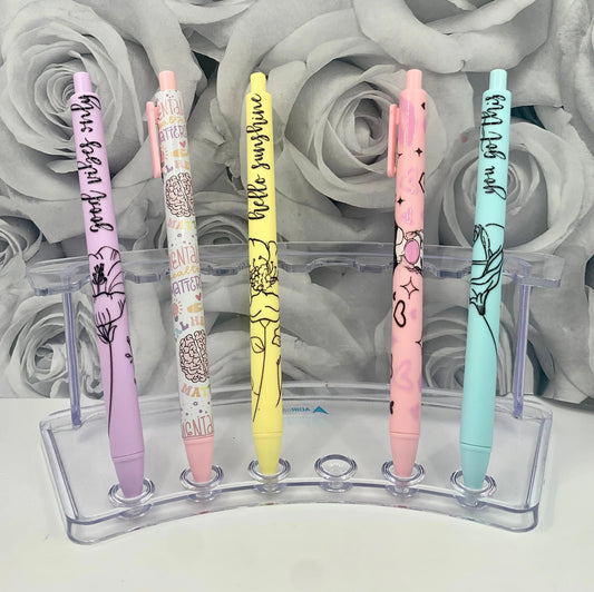 Self Care Pastel Pens