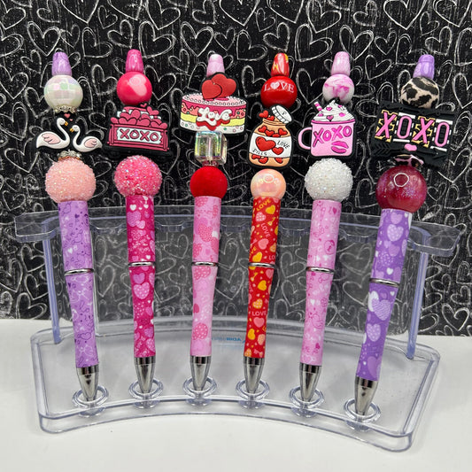 Valentine Beaded Focal Pens