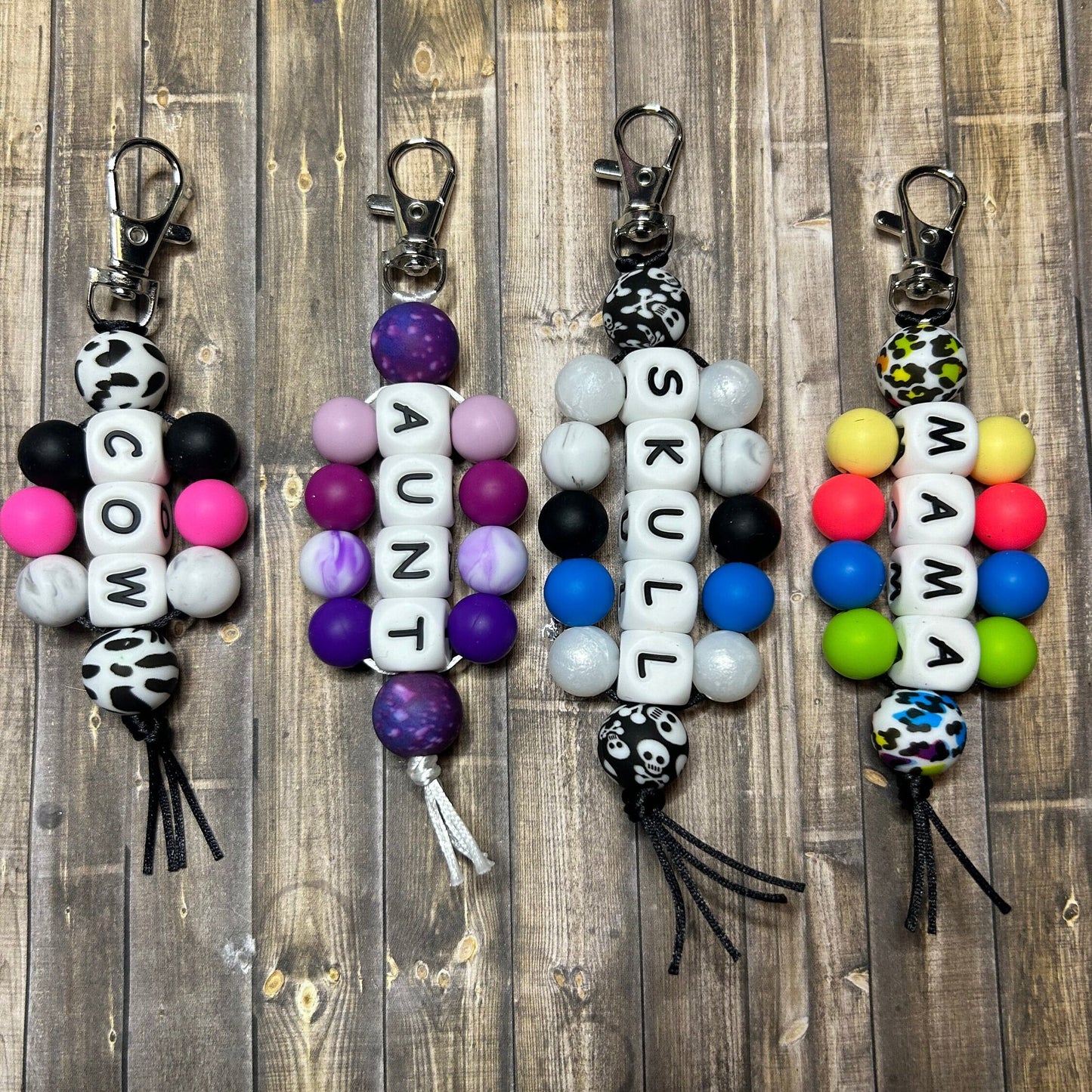 Word Wrap Keychains